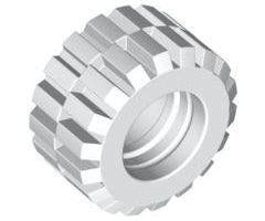 Tire & Tread 21mm D. x 12mm - Offset Tread Small Wide