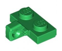 Hinge Plate 1 x 2 Locking with 1 Finger on Side with Bottom Groove
