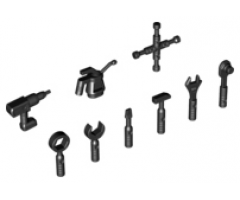 Minifigure, Utensil Tools, 9 in Bag (Multipack)