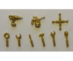 Minifigure, Utensil Tools, 9 in Bag (Multipack)