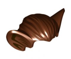 Minifigure, Hair Bat Ears and Dark Brown Inner Ear Contour Lines Pattern (SW Chadra-Fan / Kabe)