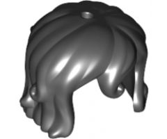 Mini Doll, Hair Friends Short with Curl in Front, Hole on Top and Side