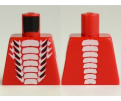 Torso Ninjago Snake with White and Small Black Scales Pattern