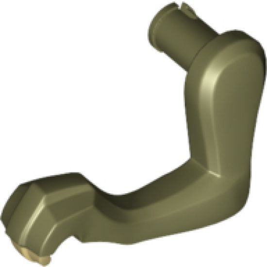 Animal, Body Part Dinosaur Leg Small (Front) Raptor Left with Tan Claws Pattern