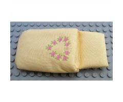 Belville Cloth Pouch, Child with Heart Wreath, Roses and Crown Pattern
