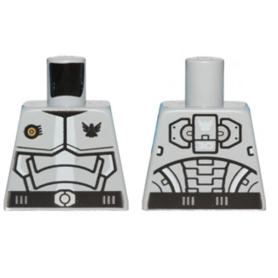 Torso Galaxy Squad Armor with Number 30 on Back Pattern