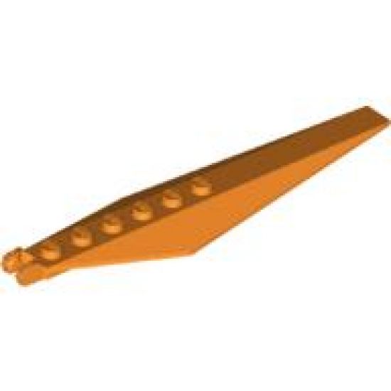 Hinge Plate 3 x 12 with Angled Side Extensions and Tapered Ends