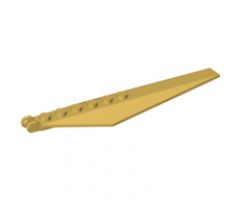 Hinge Plate 3 x 12 with Angled Side Extensions and Tapered Ends