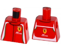 Torso Speed Champions with Ferrari and AFcorse Logo Pattern