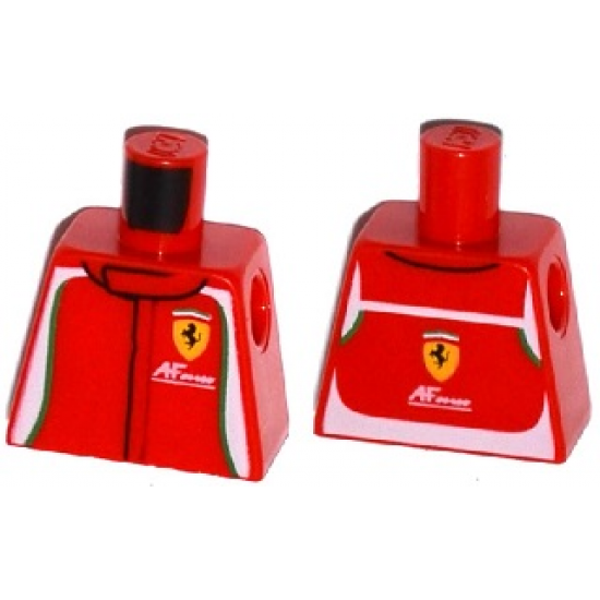 Torso Speed Champions with Ferrari and AFcorse Logo Pattern