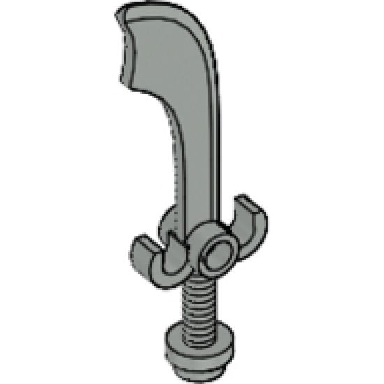 Minifigure, Weapon Sword, Scimitar