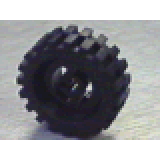 Wheel & Tire Assembly Technic Split Axle Hole with Black Tire 30 x 10.5 Offset Tread (3482 / 2346)