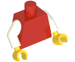 Torso Plain / White Arms / Yellow Hands