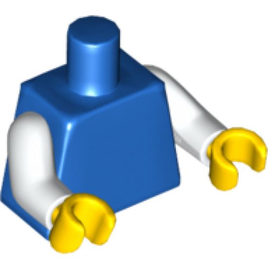 Torso Plain / White Arms / Yellow Hands