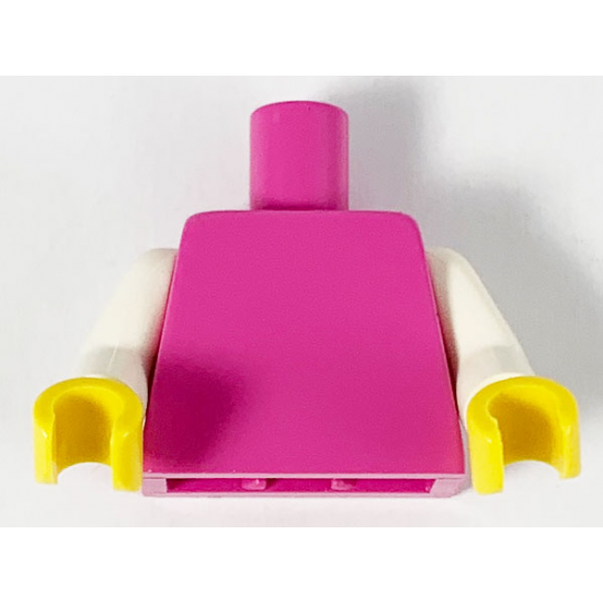 Torso Plain / White Arms / Yellow Hands
