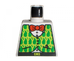 Torso Adventurers Orient Shirt, Green Vest, and Red Bow Tie Pattern