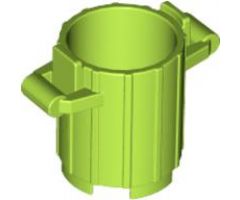 Container Trash Can with 2 Cover Holders