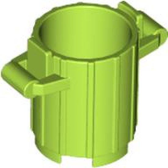 Container Trash Can with 2 Cover Holders