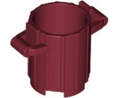 Container Trash Can with 2 Cover Holders