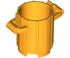 Container Trash Can with 2 Cover Holders