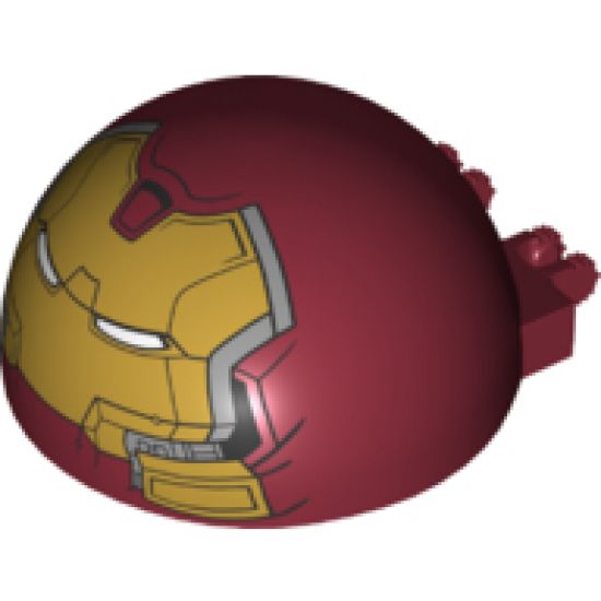 Windscreen 6 x 6 x 3 Canopy Half Sphere with Dual 2 Fingers and Hulk Buster Face Pattern