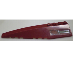Wedge 12 x 3 Left with Lime Panel and Solid Latch Pattern (Sticker) - Set 7476