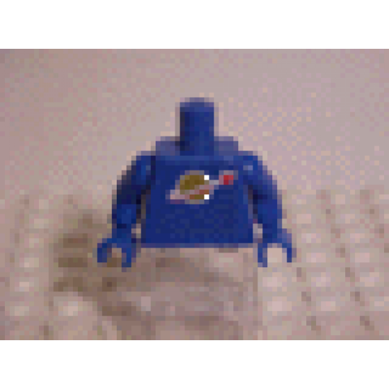 Torso Space Classic Moon Pattern (Sticker) / Blue Arms / Blue Hands
