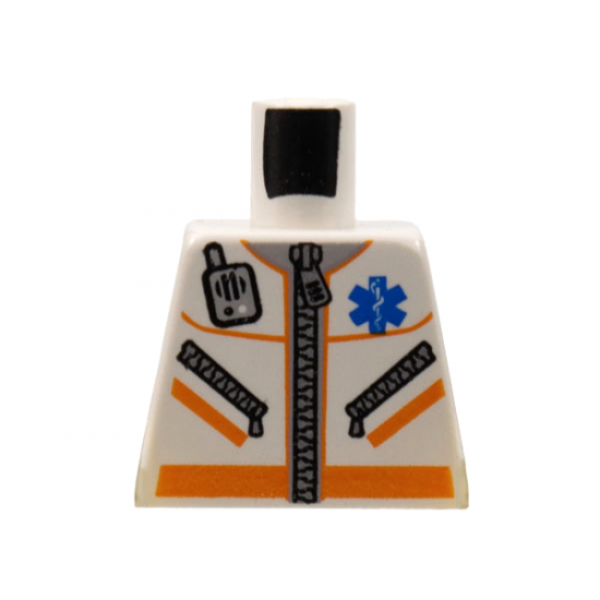 Torso Hospital EMT Star of Life, Zipper, Zippered Pockets, Radio Pattern