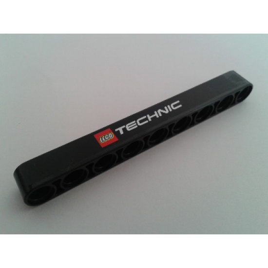 Technic, Liftarm 1 x 9 Thick with LEGO TECHNIC Logo Pattern (Sticker) - Set 8292