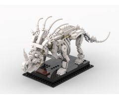 MOC - Styracosaurus Skeleton - Alternative Build for 21320 Dinosaur Fossils