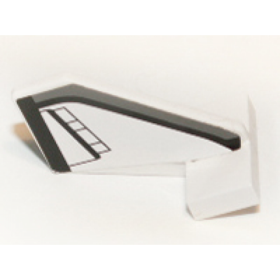 Tail Shuttle, Small with Space Shuttle Pattern on Both Sides (Stickers) - Set 7467