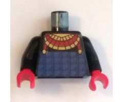 Torso Adventurers Desert Pharaoh Breastplate Pattern (Hotep) / Black Arms / Red Hands