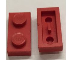 Plate 1 x 2 with Bottom Pin