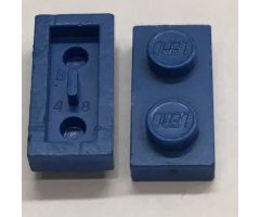 Plate 1 x 2 with Bottom Pin
