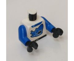 Torso Racers Race Shark Blue Pattern / Blue Arms / Black Hands