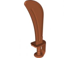 Duplo, Figure Wear & Utensil Sword - Scimitar Type 2 - with Groove