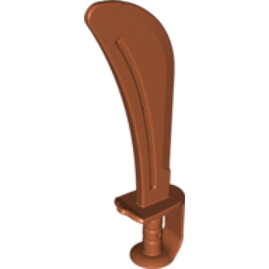 Duplo, Figure Wear & Utensil Sword - Scimitar Type 2 - with Groove