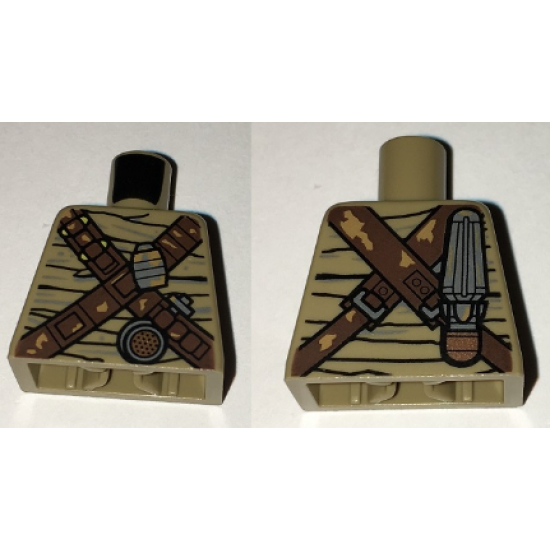 Torso SW Desert Wrapping with Crossed Utility Belts Pattern (Teedo)