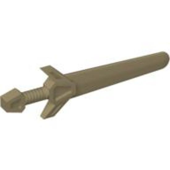Minifigure, Weapon Sword, Greatsword Angular
