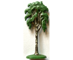 Plant, Tree Flat Birch painted with solid base (1950's version)