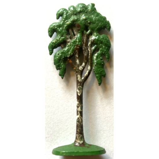 Plant, Tree Flat Birch painted with solid base (1950's version)