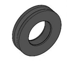 Tire & Tread Center Groove (Tightrope Guide Wheel)