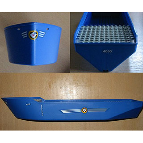 Boat Hull Unitary 52 x 12 x 6 1/3 with Cargo Carrier Pattern (Stickers) - Set 4030