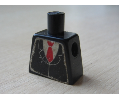 Torso Suit with Red Tie Pattern (Sticker)