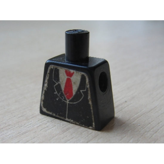 Torso Suit with Red Tie Pattern (Sticker)