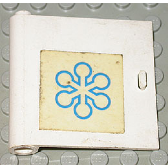 Door 1 x 5 x 4 Left with Interfrigo Snowflake Logo Pattern (Sticker) - Set 147