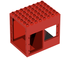 Duplo, Building 6 x 8 x 6 Drive Through with Door and Window Openings