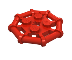 Plate, Modified 2 x 2 with Bar Frame Octagonal