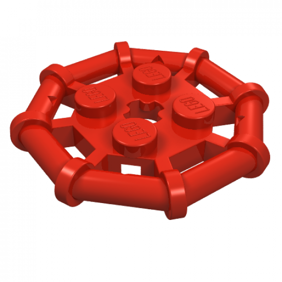 Plate, Modified 2 x 2 with Bar Frame Octagonal