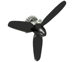 Technic Propeller 3 Blade with 24t Gear